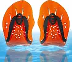 Pale Da Nuoto Regolabili In Silicone - Per Allenamento In Piscina E Miglioramento Tecnica Nuoto - Foto 9