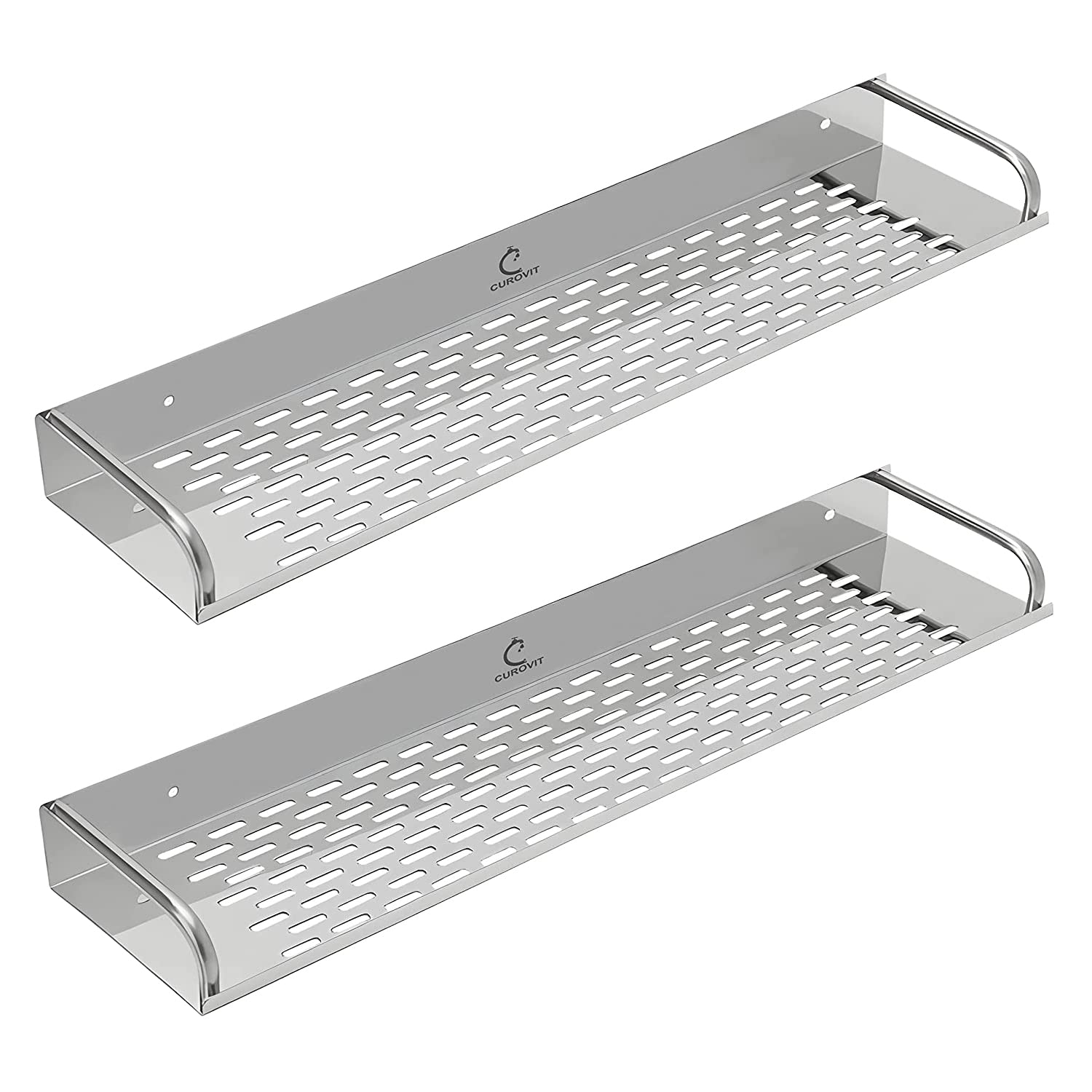 See full amazon price history chart for CUROVIT Stainless Steel 304 SUS Shelf Set of 2 Shelve Wall Mount Shower Basket Stainless Steel Chrome Finish for Home Accessories / Bathroom Fittings. CUROVIT Stainless Steel 304 SUS Shelf Set of 2 Shelve Wall Mount Shower Basket Stainless Steel Chrome Finish for Home Accessories / Bathroom Fittings. (B0B7XD6YYJ) Amazon Price History, Amazon Price Tracker