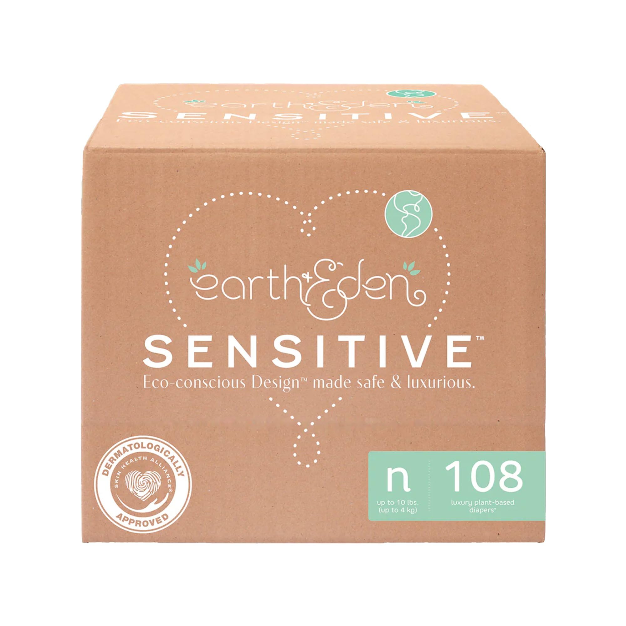 Earth & Eden Sensitive NB 108ct