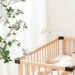Moniteur pour bébé flexible, porte-col universel Goose Compatible avec HelloBaby HB6550/HB65/HB66/HB6560, Serrure sécurisée & Vis de 1/4 po, installation sans perçage pour Momcozy, Caméras pour bébés (1PCS)