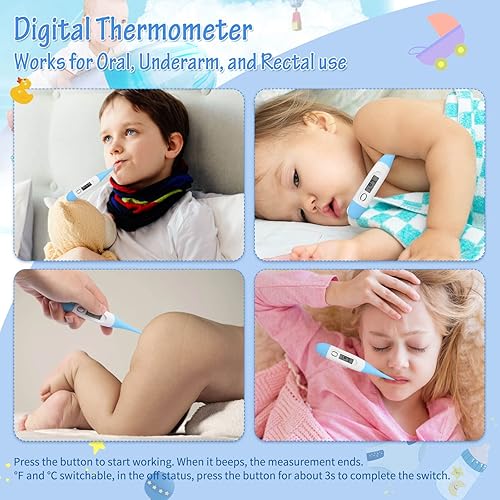 Miniatura 6 de Modacraft - Juego de 28 piezas de cuidado de la salud y aseo del bebé, juego de seguridad para bebés con cepillo para el cabello, limpiador de