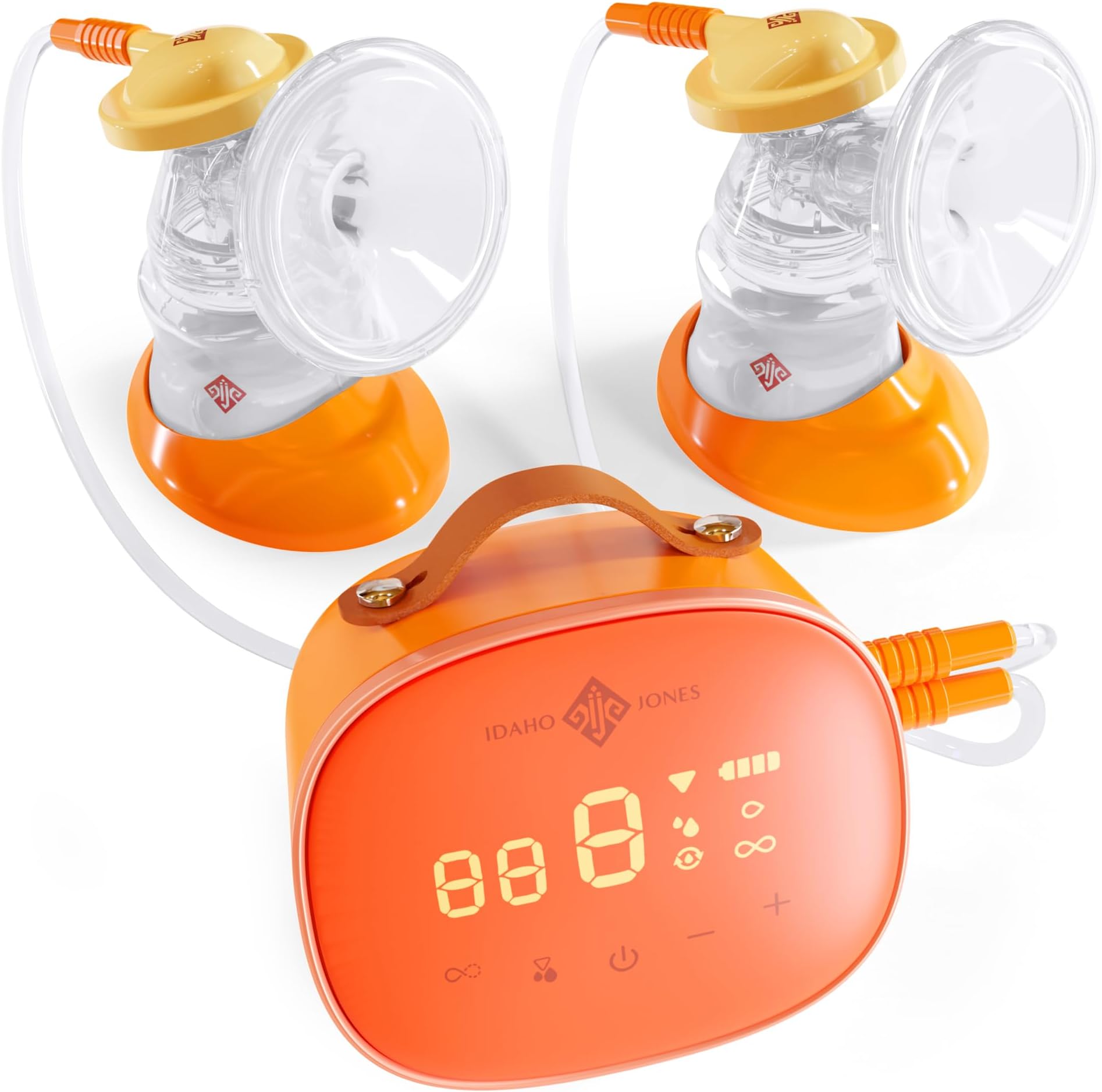 Moxi Hospital Grade Breast Pump | Silicone Flanges for Comfortable Efficient Pumping | Wireless Breast Pump for Quiet Discreet Pumping | Double Electric Strong Suction