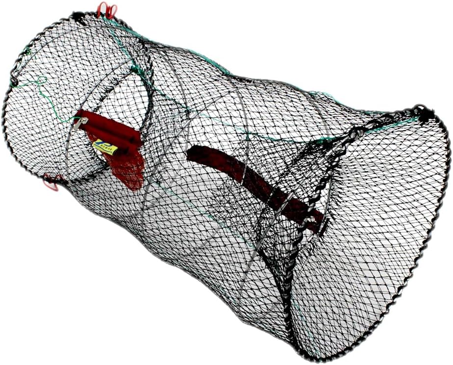 Promar TR503 Crawfish/Bait Trap, 24Inch by 12Inch Collapsible Black Netting