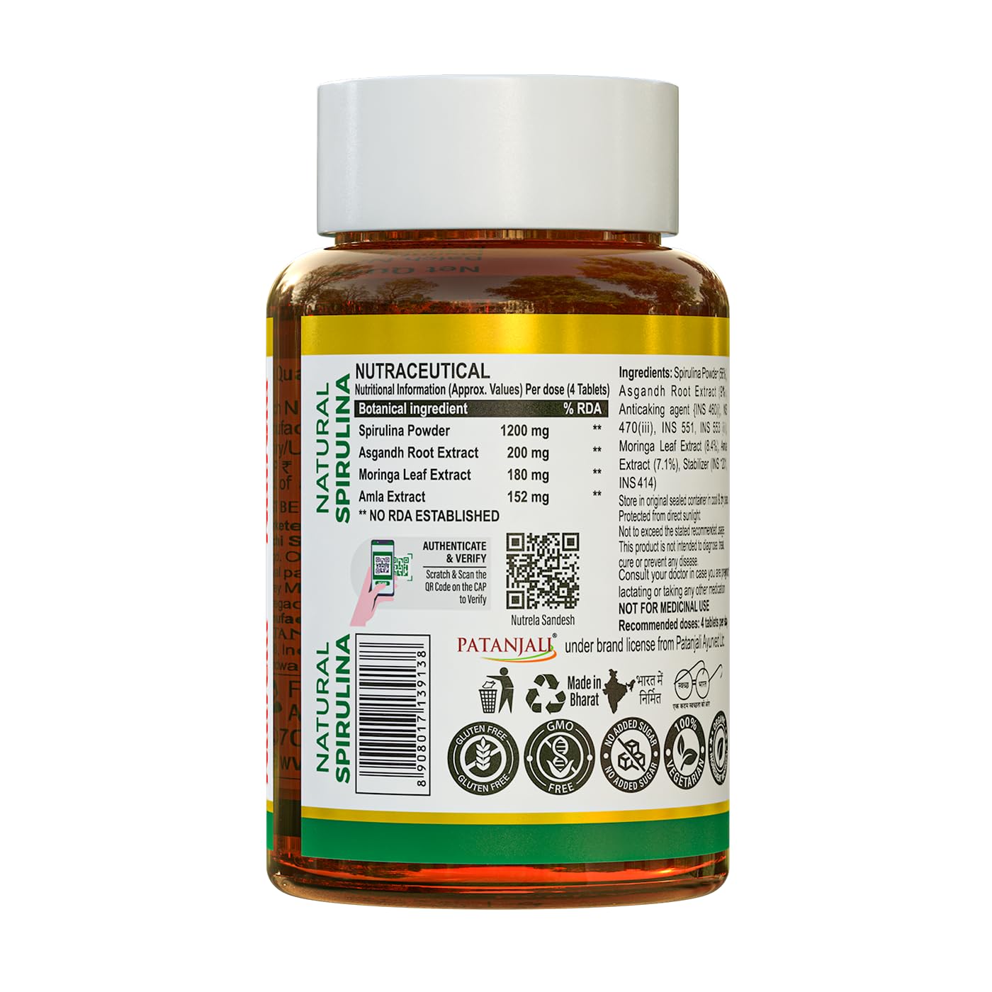Nutrela Combo Men Superfood & Spirulina Capsule — Amazon image 7