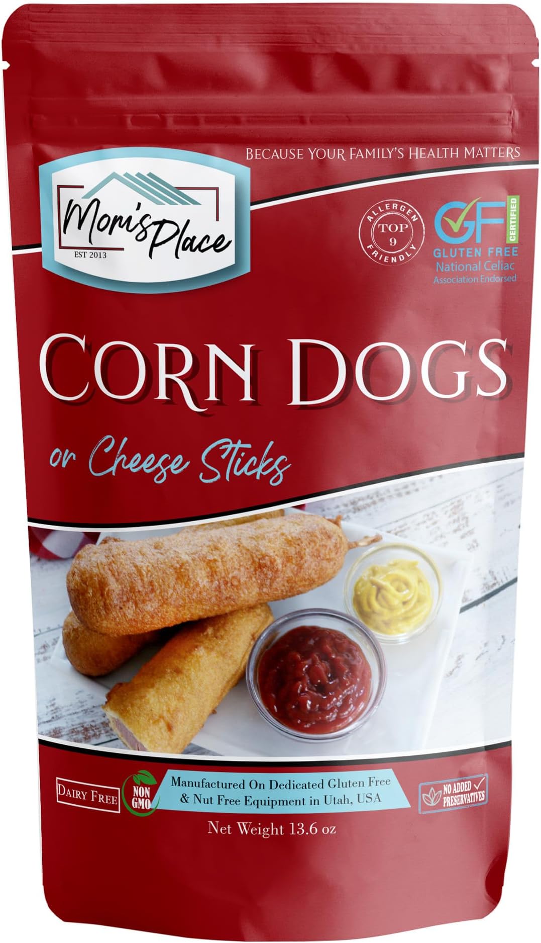 Mom's Place Gluten-Free Gluten Free Corn Dog Mix