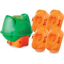 Flippin FROG XL Floating Sanitizer System for Pools 5,000 to 10,000 Gallons - Prefilled Floater with Sanitizing Minerals and Chlorine for Easy Pool Treatment & Maintenance - 4 Month Bundle