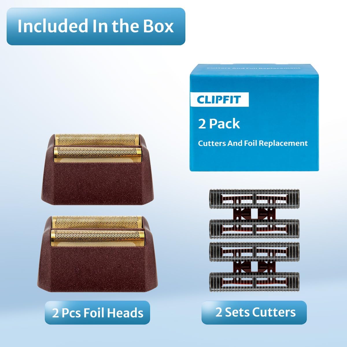 Foil Shaver Replacement Foil Compatible with Wahl 5Star Shaper (#8061-100), 2Pack, Red - Image 4