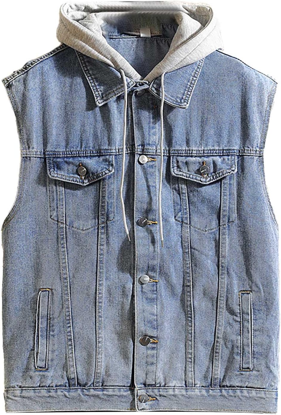 Shinzo Clasp hooded jacket Denim