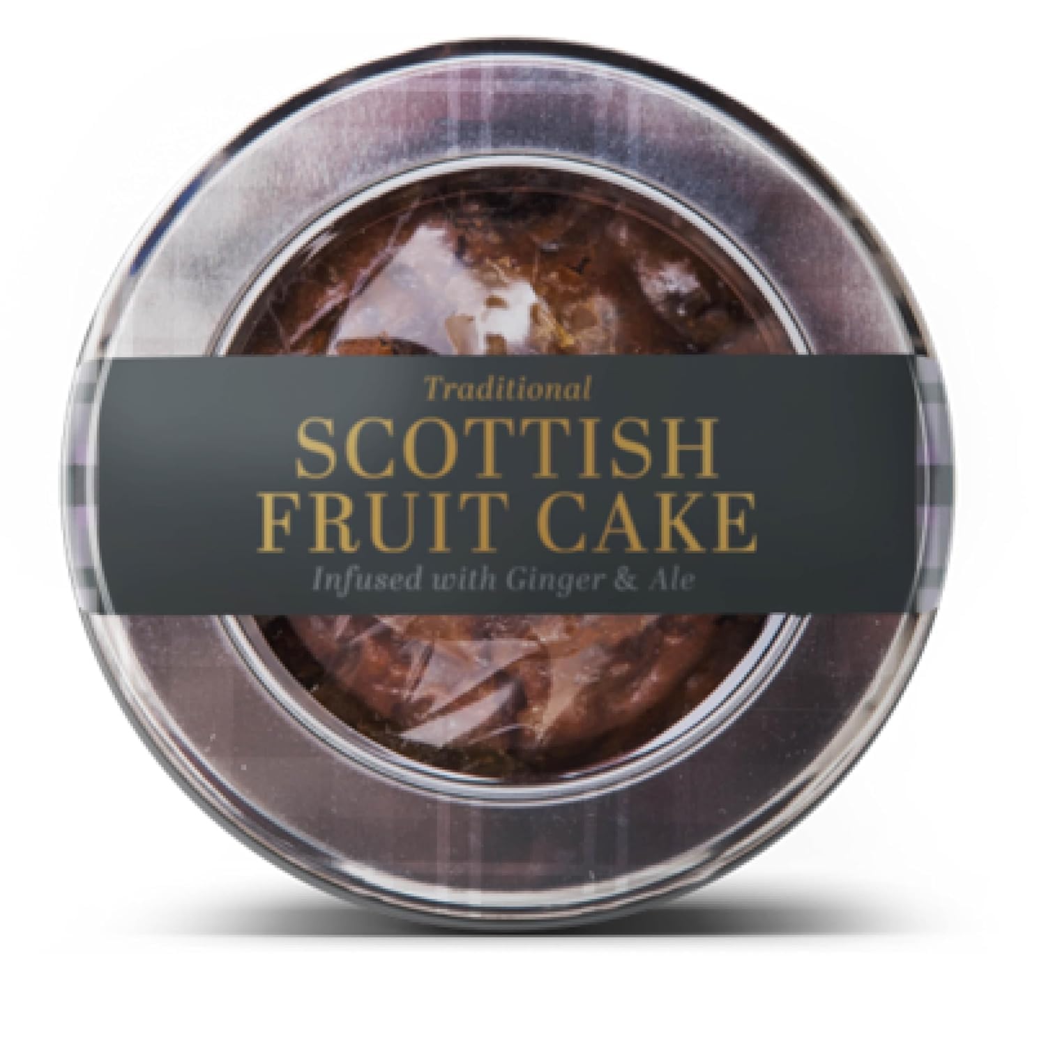 Brodies Traditional Scottish Fruit Cake - 1 x 315g - Traditional Scottish fruit cake infused with ginger and ale