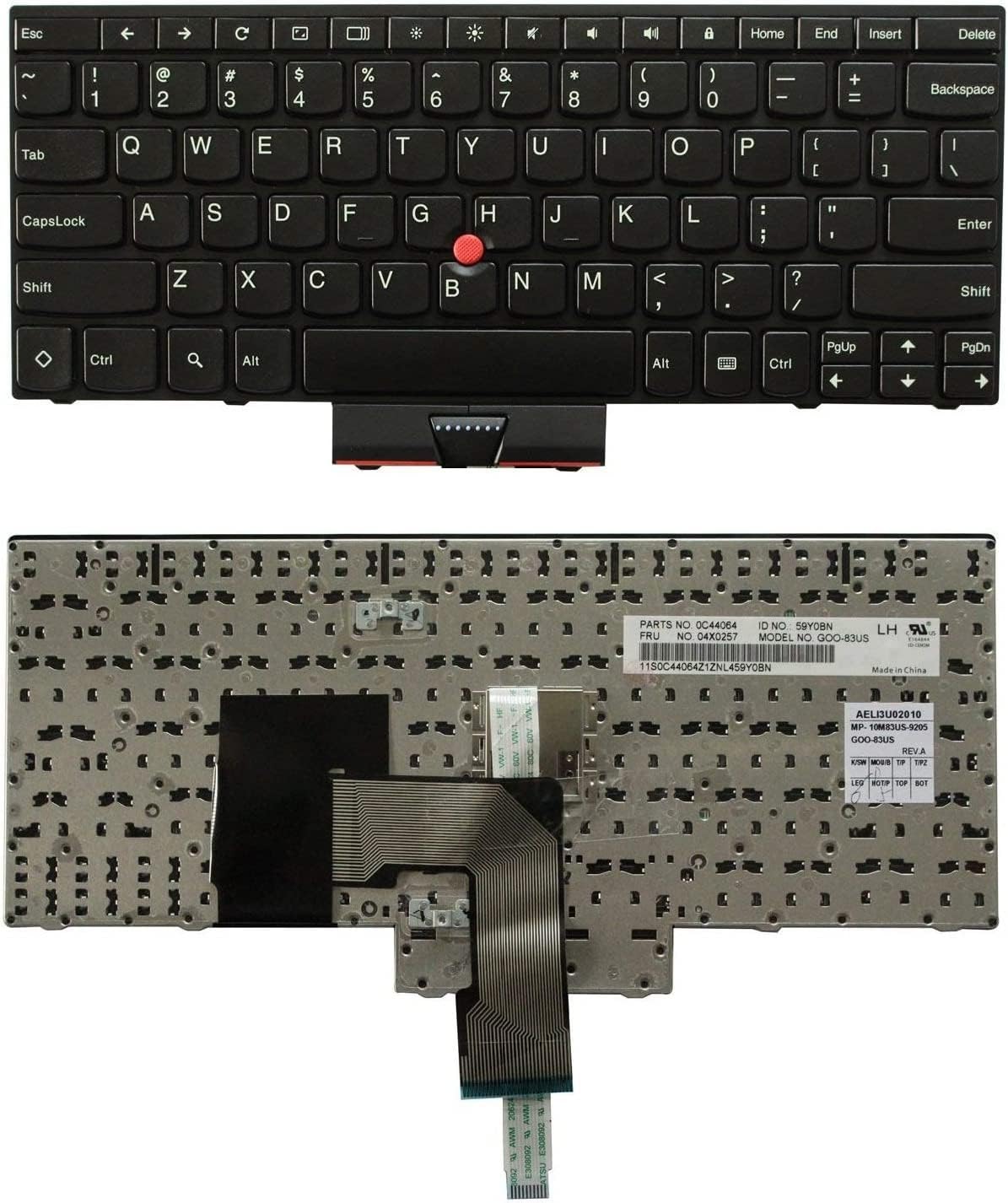 【1058】lenovo thinkpad X121e XP office SellZone Keyboard for IBM Lenovo E120 E130 E135 E220 X121 X130