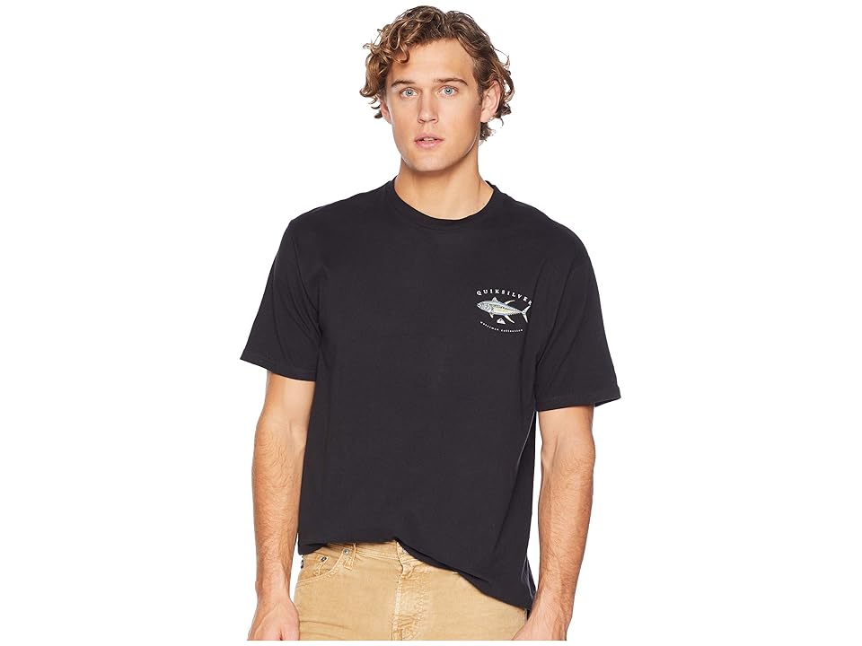 

Quiksilver Waterman Dormant Rishiri Short Sleeve Tee (Black) Men's T Shirt