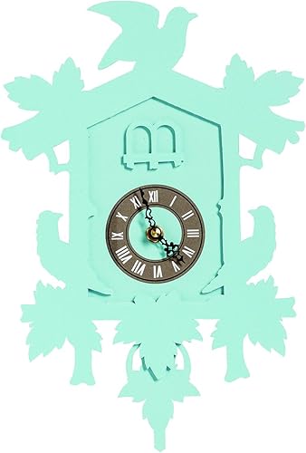 Fundeco Reloj de cuco, pequeño, aguamarina