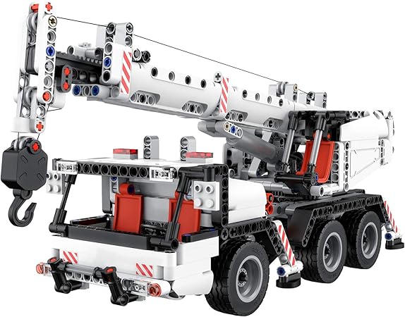 Amazon Co Jp シャオミ Xiaomi ブロック クレーン車 模型 移動式クレーン 建設車両 おもちゃ お子さんプレゼント おもちゃ