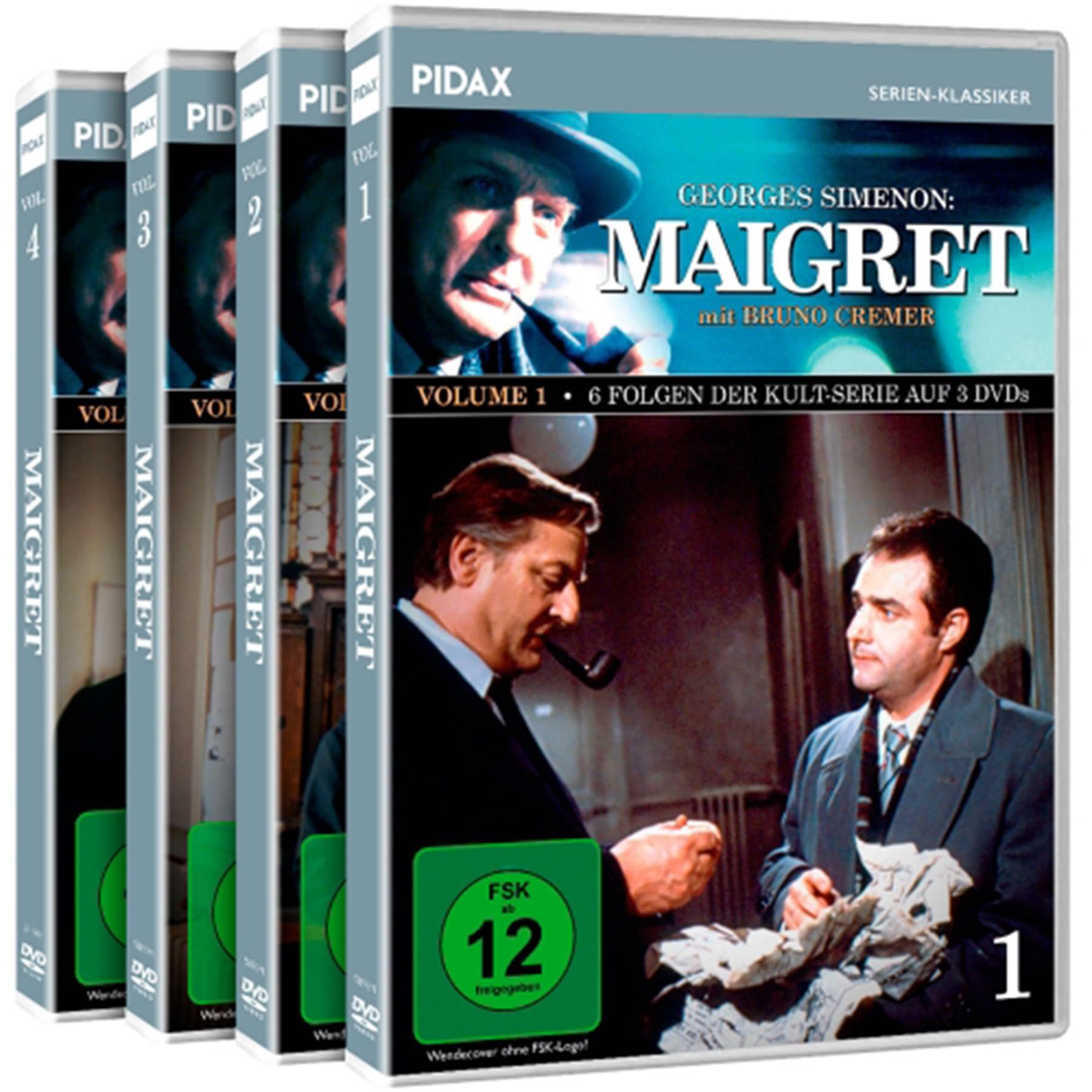 Kommissar Maigret (Deutsche-Gesamtedition) 24 Fälle der Krimi-Serie mit Bruno Cremer nach dem Kult-Klassiker Kriminalroman von Georges-Simenon