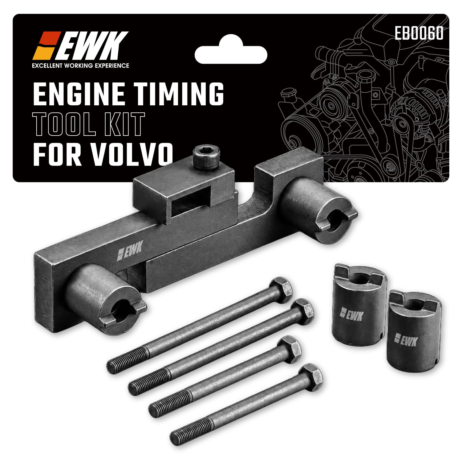 Amazon.co.jp: EWK エンジンタイミングツールキット ボルボ用、OEM