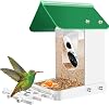 Bird feeders for Outdoors Compatible with Blink,Wyze and Other Smart Camera for Bird Watching with Your Security Cam,Gift for Bird Lover-(Camera NOT Included)