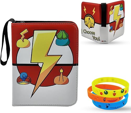 Quest Binders - Carpeta para tarjetas coleccionables para 480 tarjetas, bolsillo de almacenamiento de 4 bolsillos, bolsillo portátil para