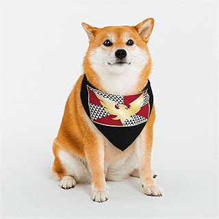 Drag Or Feather Pride Flag LGBTQ Pet Scarf Washable Adjustable for Dogs Cat Pet