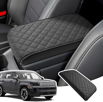 Center Console Armrest Cover for 2024 2025 2026 Hyundai Santa Fe