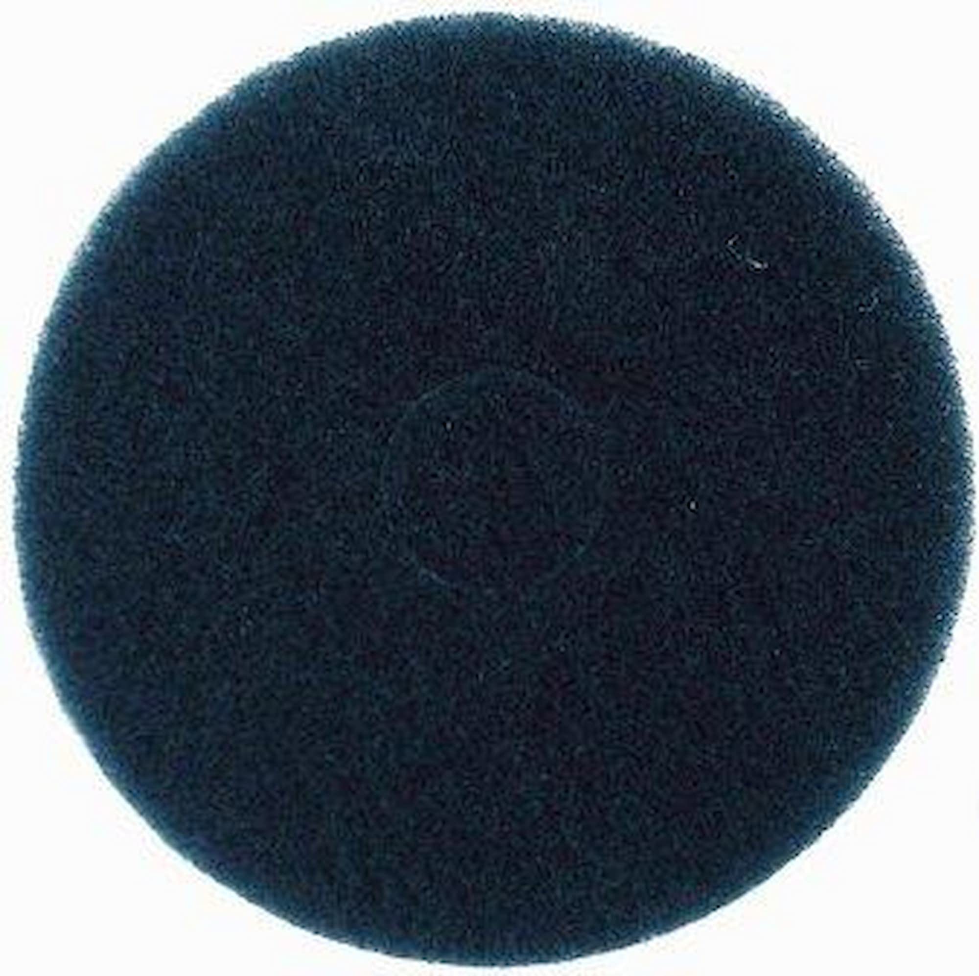 Tile Doctor 17" Buffing Pad Black - Removes Wax Layers + Synthetic Sealers