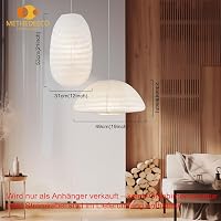 METHEDEECO 49 cm-es fehér papír lampion szett 2 db-os dekoratív otthondekorációhoz 2