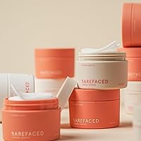 Vista 9 de Barefaced Toning Pads (60 count) - Exfoliating Face Pads with 2% Glycolic Acid & Salicylic Acid - Brightens & Cleanses Skin, Clears Pores, Reduces