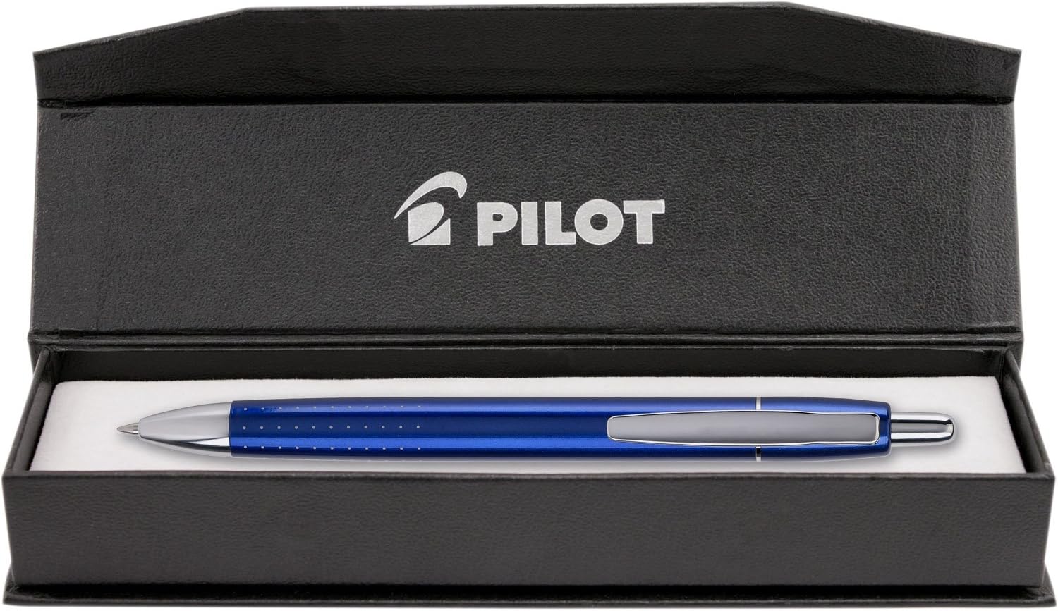 PILOT Axiom Collection Retractable Ballpoint Pen, Cobalt Blue Barrel, Blue Ink, Medium Point (90061)