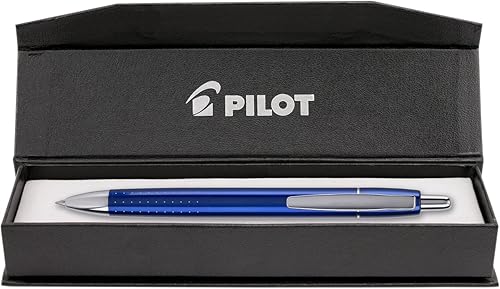 Vista 16 de PILOT Axiom Collection - Bolígrafo retráctil, barril negro mate, tinta azul, punta media (71414)