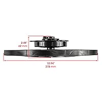 Vista 2 de Caltric Ventilador de radiador compatible con Polaris Scrambler XP 850 HO EPS 2014