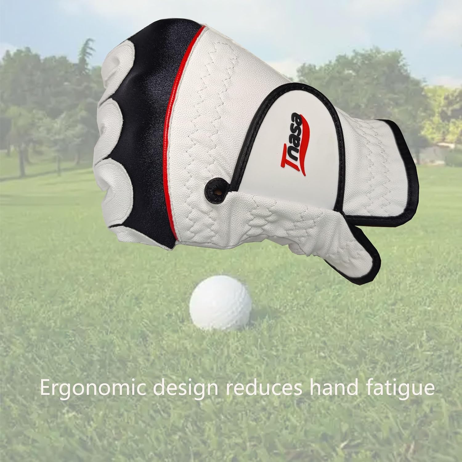 5 Pack Golf Gloves Men Right Handed Golfer | Premium Leather - Super Soft Feel -Worn on Left Hand Men's Golf Glove