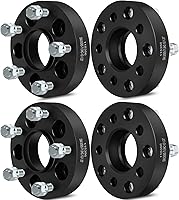 ECCPP 1.25" Hubcentric Wheel Adapters 5x4.5 to 5x5 4PCS for Jeep Wrangler Cherokee Liberty - 5 Lug Conversion Spacers