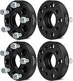 ECCPP 4PCS 1.25 inch 5 lug Conversion Wheel Adapters Hubcentric 5x4.5 to 5x5 5x114.3 to 5x127 Fits for Wrangler JK RIMS on A TJ OR YJ 2002-2013 for Liberty wheel adapters
