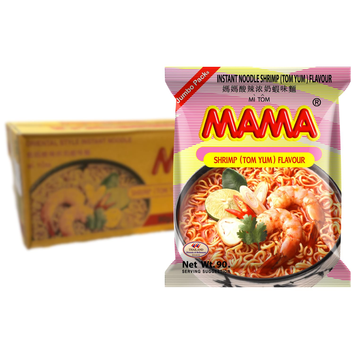 MAMA - Instant Nudeln Garnelen, 20er pack (20 X 90 GR)
