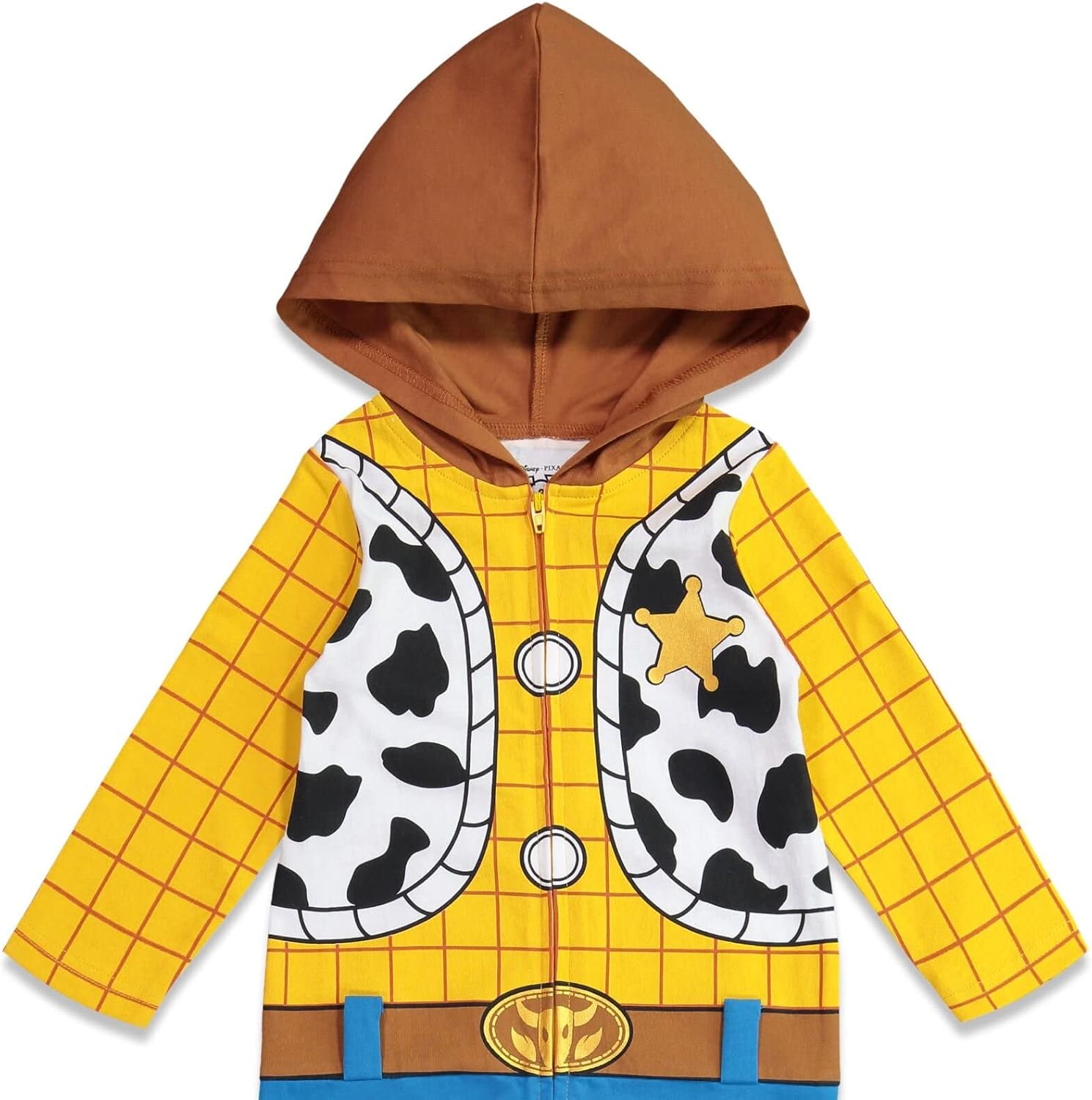 Disney Pixar Toy Story Woody Zip Up Coverall Newborn to Toddler - Image 7