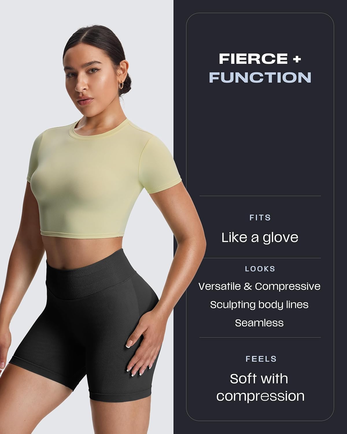 Aoxjox Seamless Biker Shorts for Women Impact Hidden Scrunch Low Waisted Athletic Yoga Short 3.5"/4.5"/5"/6" - Image 4