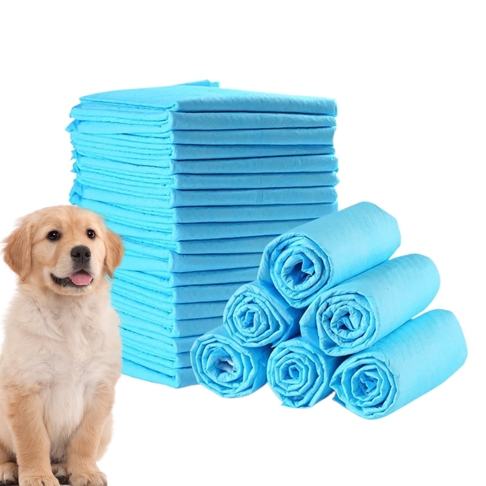 Hundetopf -Trainingspads - Welpe Pee Pads, Absorbierende Haustierzubehör | 100 Count Ultra Saugle Odor Eliminierung Von Pads Für Hausbrecher, Töpfchen -Trainingsmittel Für Kleine Tiere Katzen Kätzchen