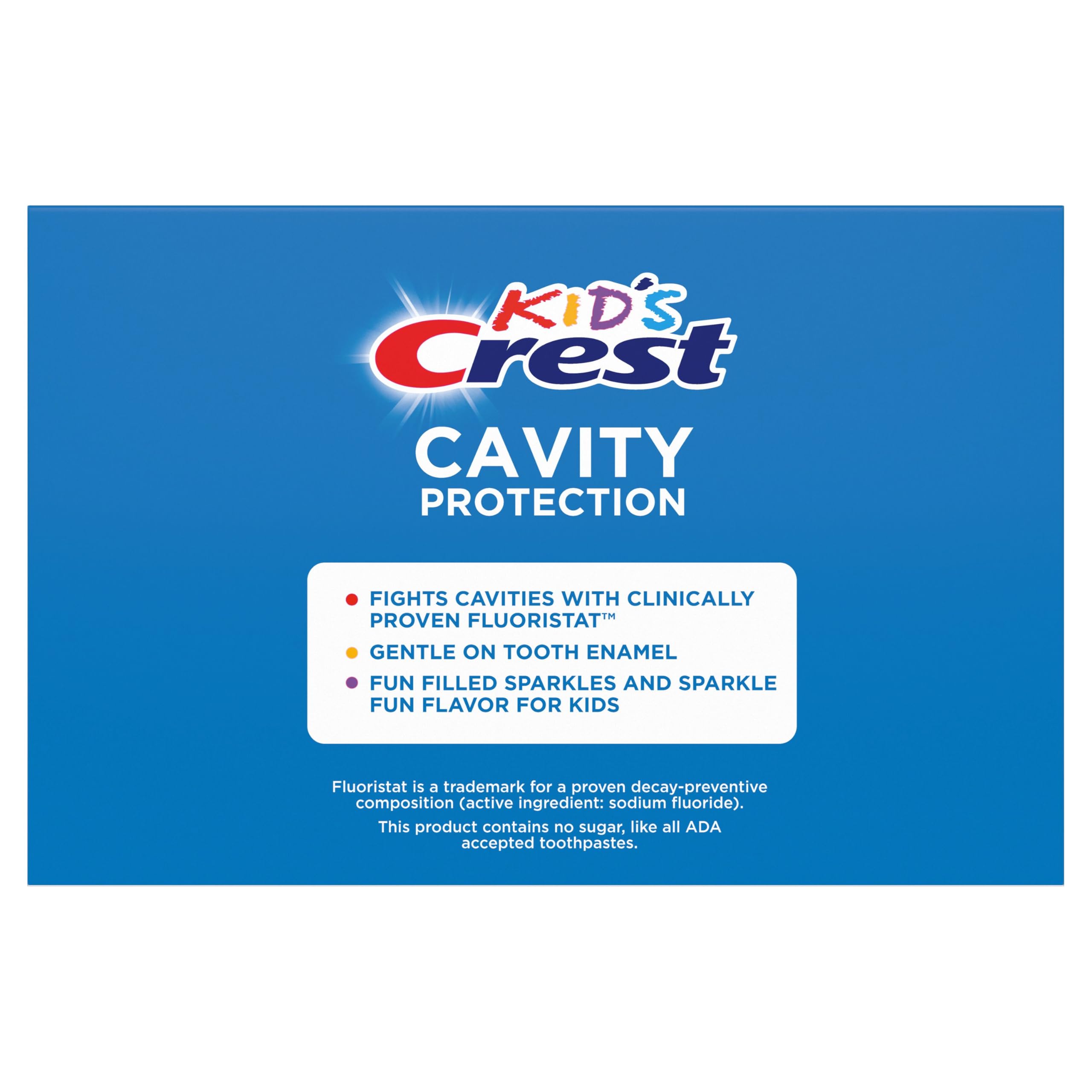 Kids Cavity Protection Toothpaste, Sparkle Fun Flavor, 4.6 oz Triple Pack view 8