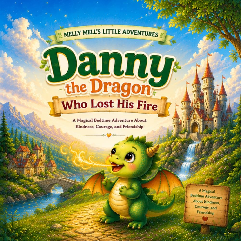 Danny the Dragon Who Lost His Fire: A Magical Bedtime Adventure About Kindness, Courage, and Friendship (DANNY'S DRAGON VALLEY ADVENTURES)