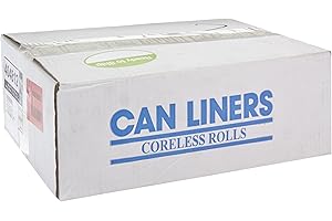 Spectrum CP404812N Institutional Trash Can Liners: Essential 40x48-Inch Liners for Waste Management