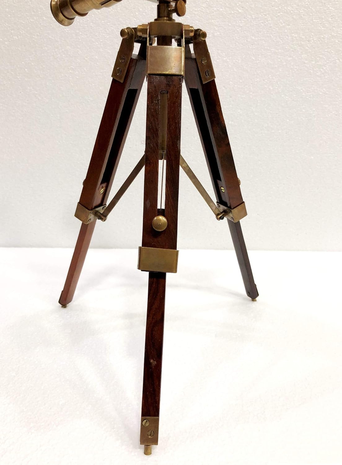Victorian Marine Old Antique Telescope 10" Maritime Nautical Brass Spyglass Telescope with Brass Stand