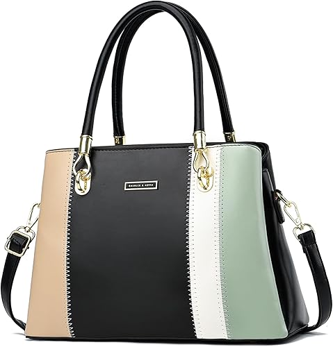 Miniatura 28 de KURGOOL Bolsos y bolsos de mano para mujer, bolso de hombro con asa superior, bolsa de mensajero para mujer