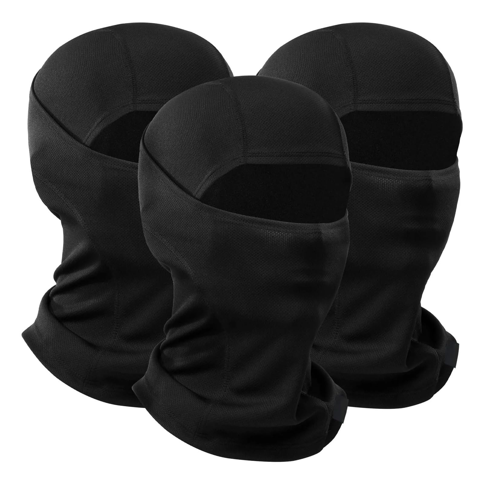 Pasamontañas 2 uds pasamontañas máscara de esquí Cubierta de Cara Completa for Hombres y Mujeres máscara de Cara Completa Transpirable for Esquiar Deportes al Aire Libre