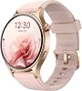 Fitpolo Smart Watch para Mujer, Pantalla AMOLED Táctil de 1.3", Hacer/Contestar Llamadas, Monitor de Ritmo Cardíaco y SpO2, Resistente al Agua 3ATM, Smartwatch con Seguimiento de Sueño y Actividad para Android iPhone 1