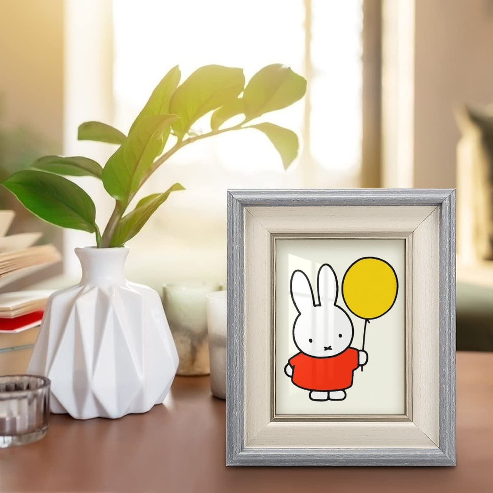 Amazon.co.jp: ミッフィー フォトフレーム 木製 写真立て 木目調