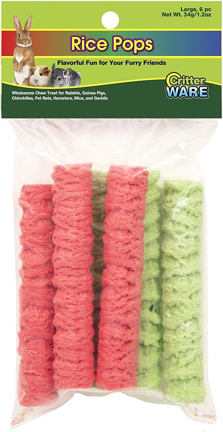 Ware Critter Pops/Rice Pops Small Animal Chew Treats - Large