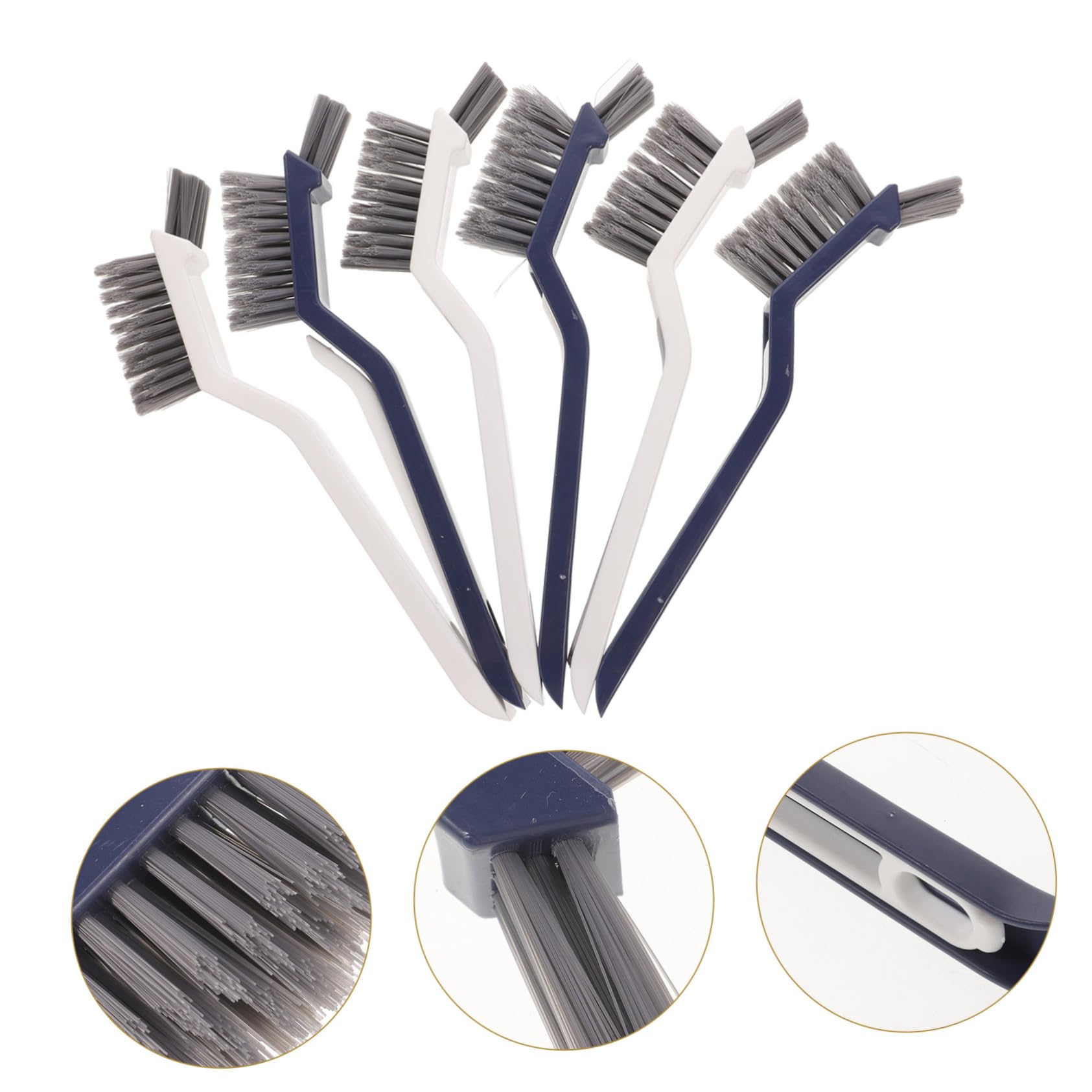 SHERCHPRY 3 Series Cepillos De Limpieza Para Ranuras Y Azulejos Cepillo Para Herramienta De Limpieza Para Hogar Para Reducidos Y Baños 6 Piezas*3