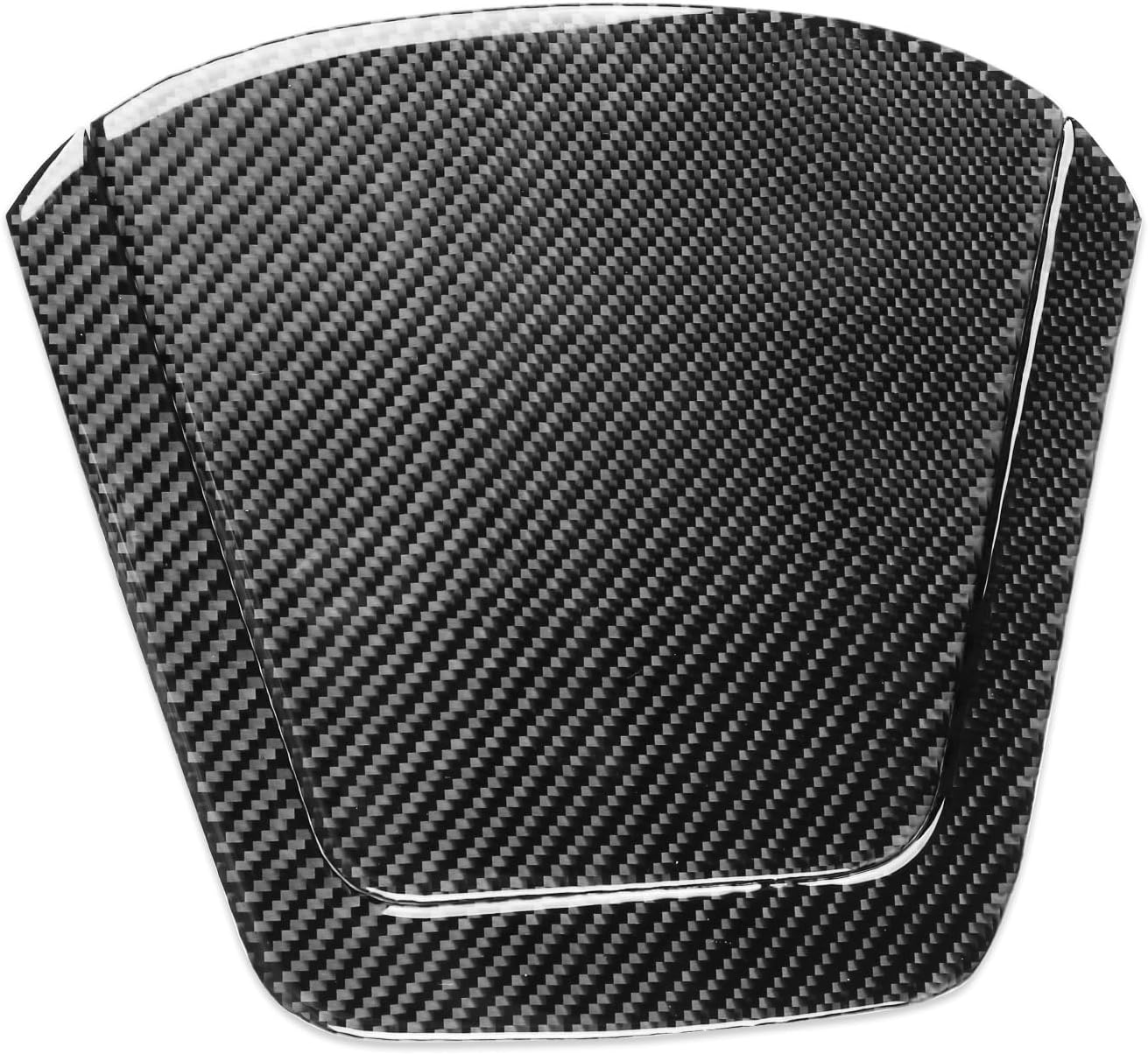 Car Carbon Fiber Accessories Dashboard Trim Panel 2pcs Protective Cover Sticker Compatible with Ford Explorer 2017 2018 2019 2020 2021 2022