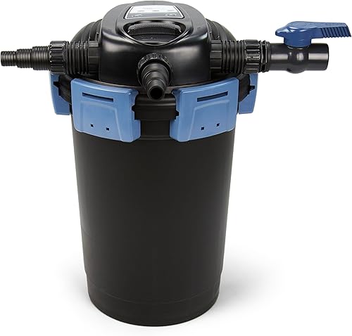 Miniatura 2 de Aquascape 95054 UltraKlean 3500 Filtro de presión biológica con esterilizador clarificador UV de 28 W, 5,200 GPH, color negro