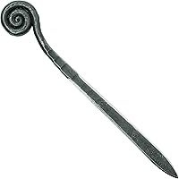 Vista 1 de Wicks Forge Cuchillo de hierro fundido con abrecartas Accesorio de escritorio de lujo, rústico y antiguo para cortar sobres y paquetes de papel