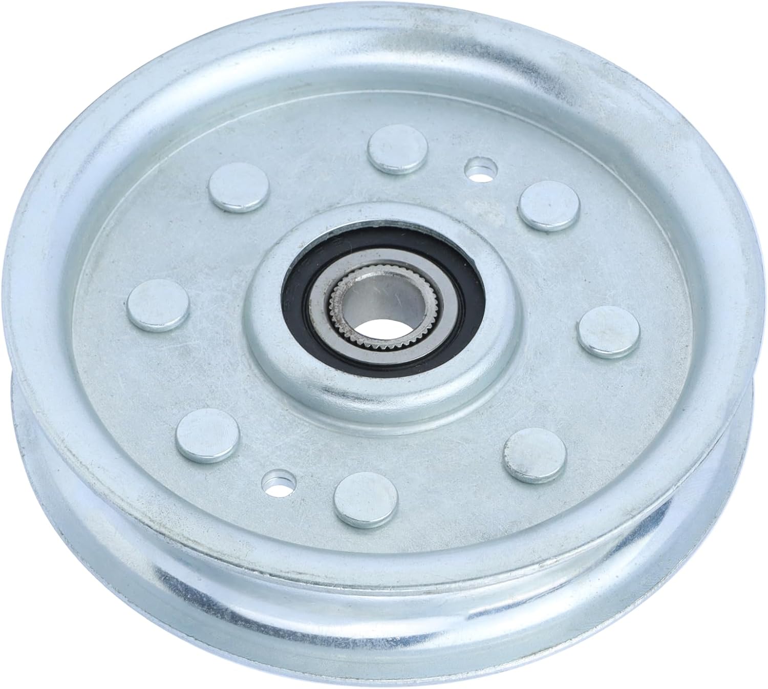 Flat Idler Pulley For John Deere 200 210 212 214 216 - Replaces AM37249 AM107468